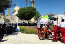 پوشش امدادی مراسم ارتحال امام خمینی (ره) با ۷۴۰ نیروی عملیاتی هلال احمر