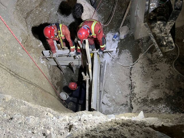 مرگ یک کارگر درپی ریزش دیواره‌های یک چاه در غرب تهران
