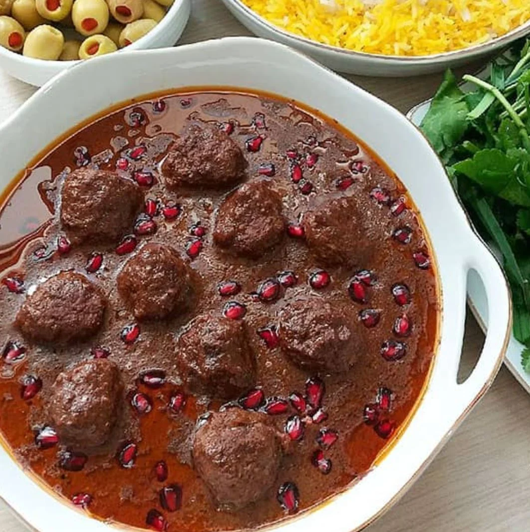 طرز تهیه خورش فسنجان خوشمزه، خوش رنگ و لذیذ