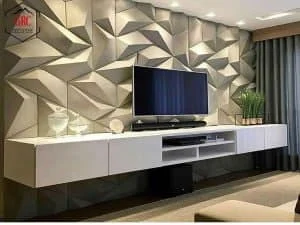 دیوارپوش چوبی یا بتنی