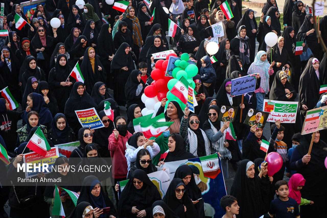قدردانی از حضور پرشور مردم در راهپیمایی - خبرگزاری مهر | اخبار ایران و جهان