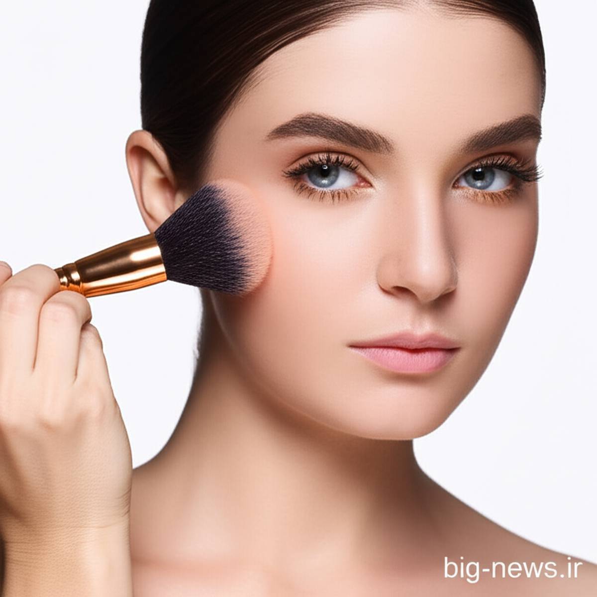 زدن رژگونه برای صورت های کشیده چگونه است؟