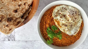 طرز تهیه میرزا قاسمی با بادمجان سرخ شده