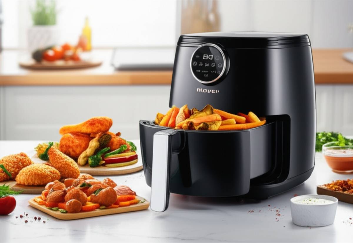 نقد و بررسی سرخ کن بدون روغن مایر MR-900 | هر آنچه باید بدانید