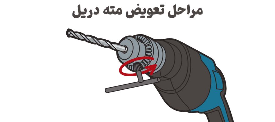 چگونه مته دریل را بدون نیاز به آچار عوض کنیم؟