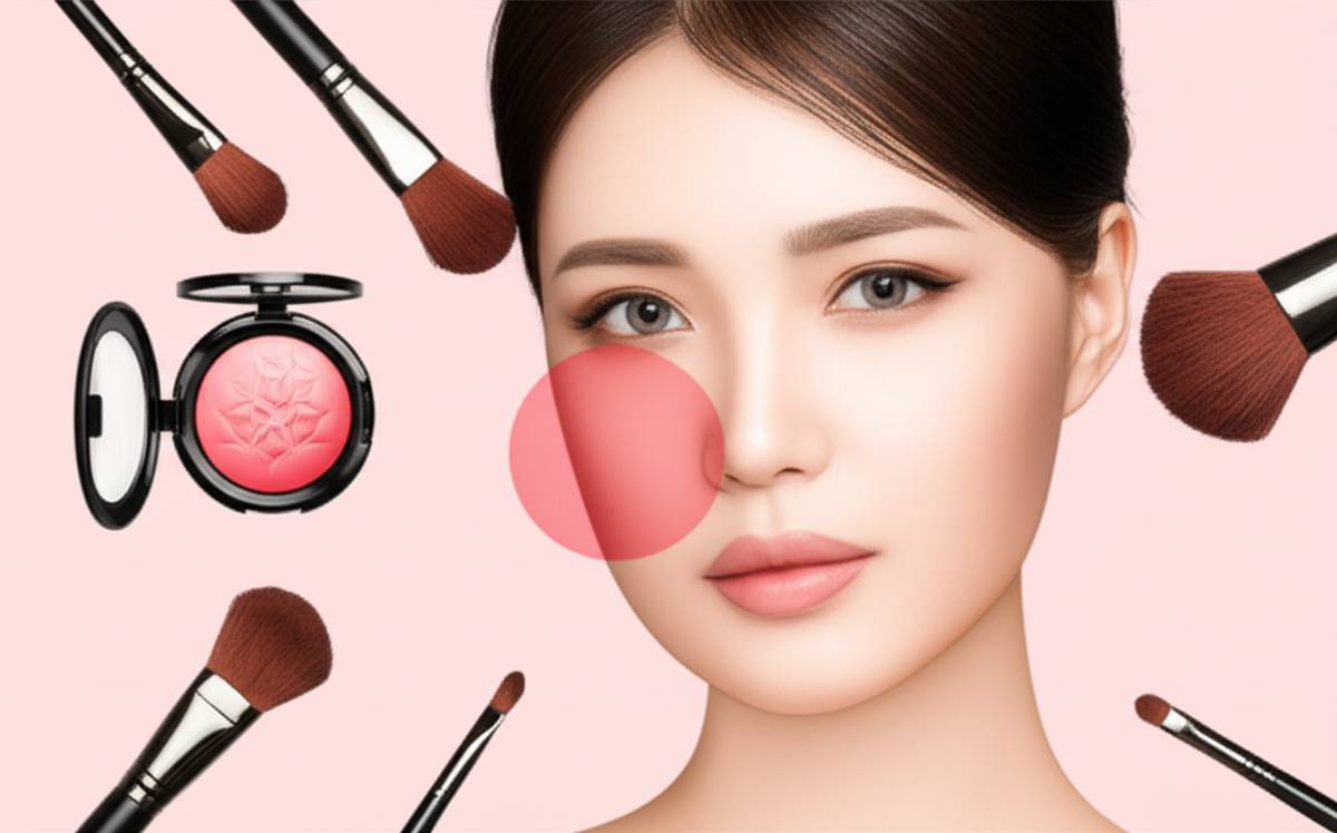 رژگونه زدن برای صورت گرد: راهنمای جامع و اصولی