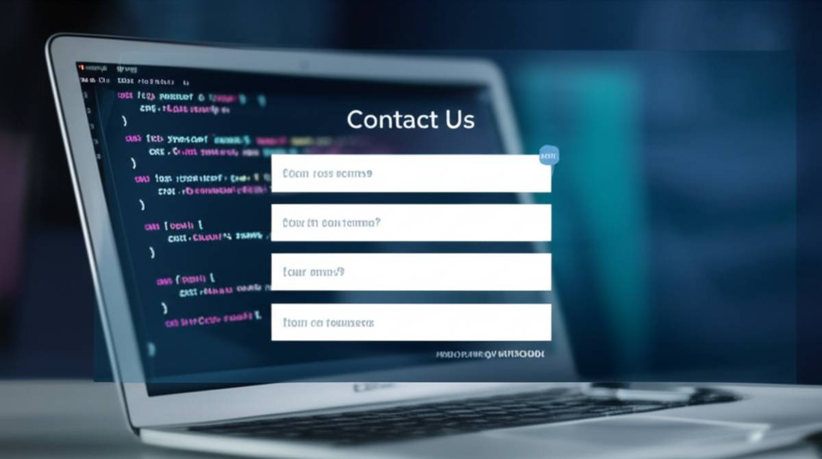 راهنمای جامع ساخت و استایل دهی فرم تماس (Contact Us) با HTML و CSS (واکنش گرا و امن)