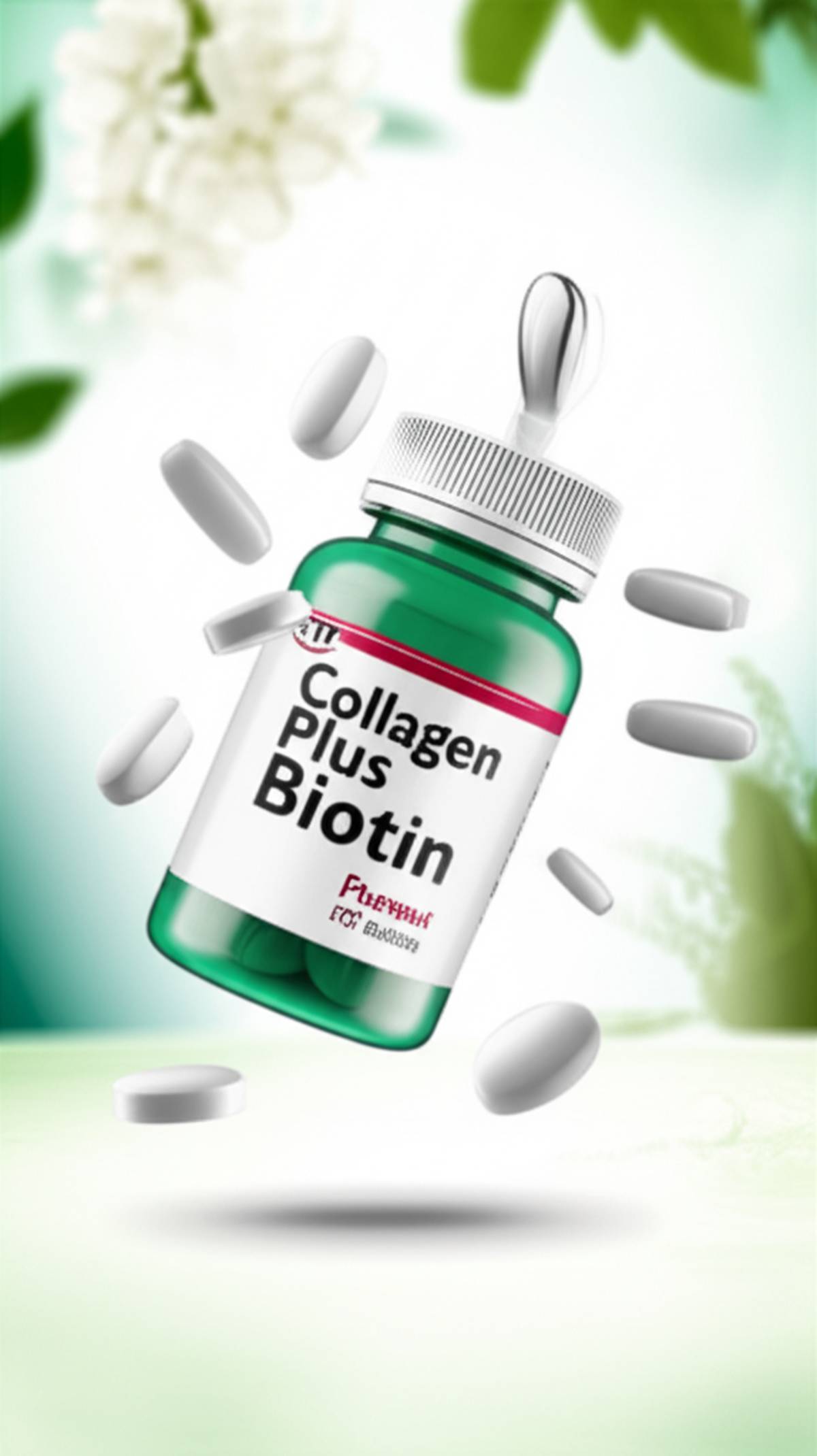 قرص کلاژن پلاس بیوتین اس تی پی فارما | ویژگی ها و مزایای کامل