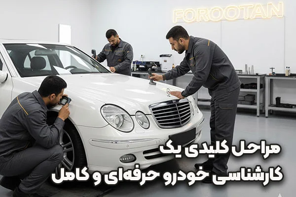مراحل کارشناسی خودرو