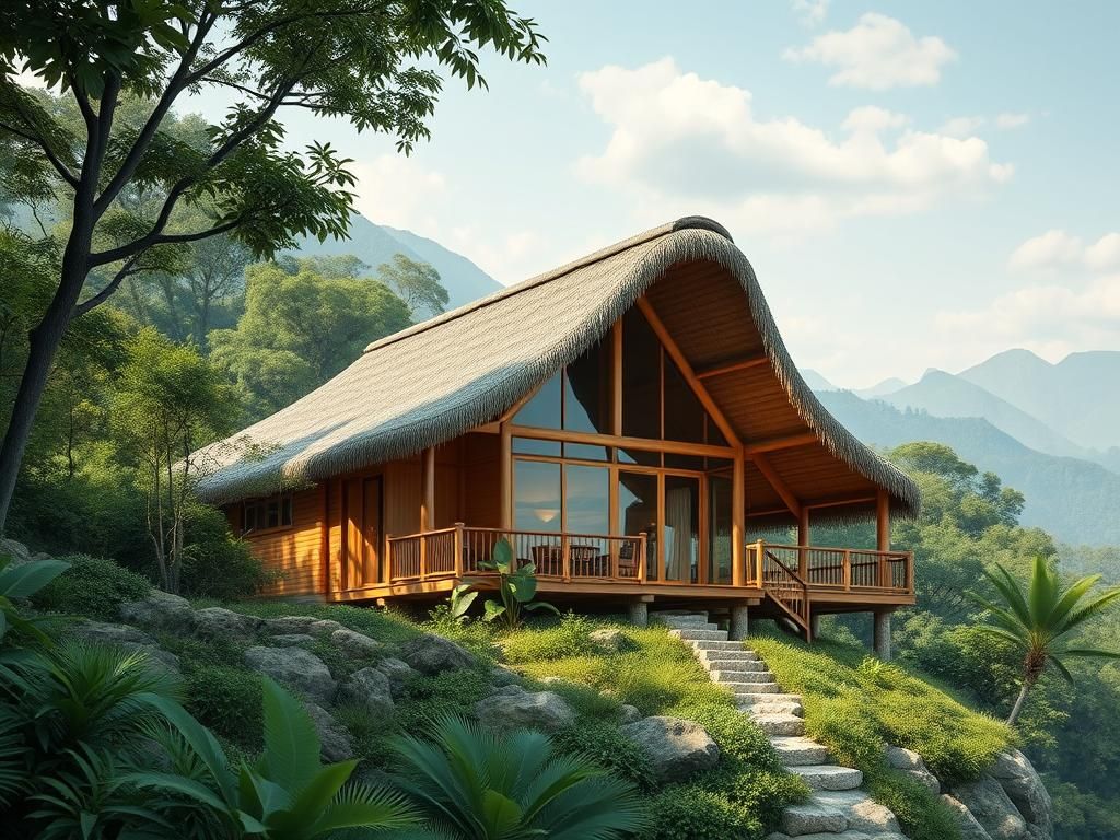 زیستگاه‌های بوم‌گردی با متریال طبیعی مقاوم