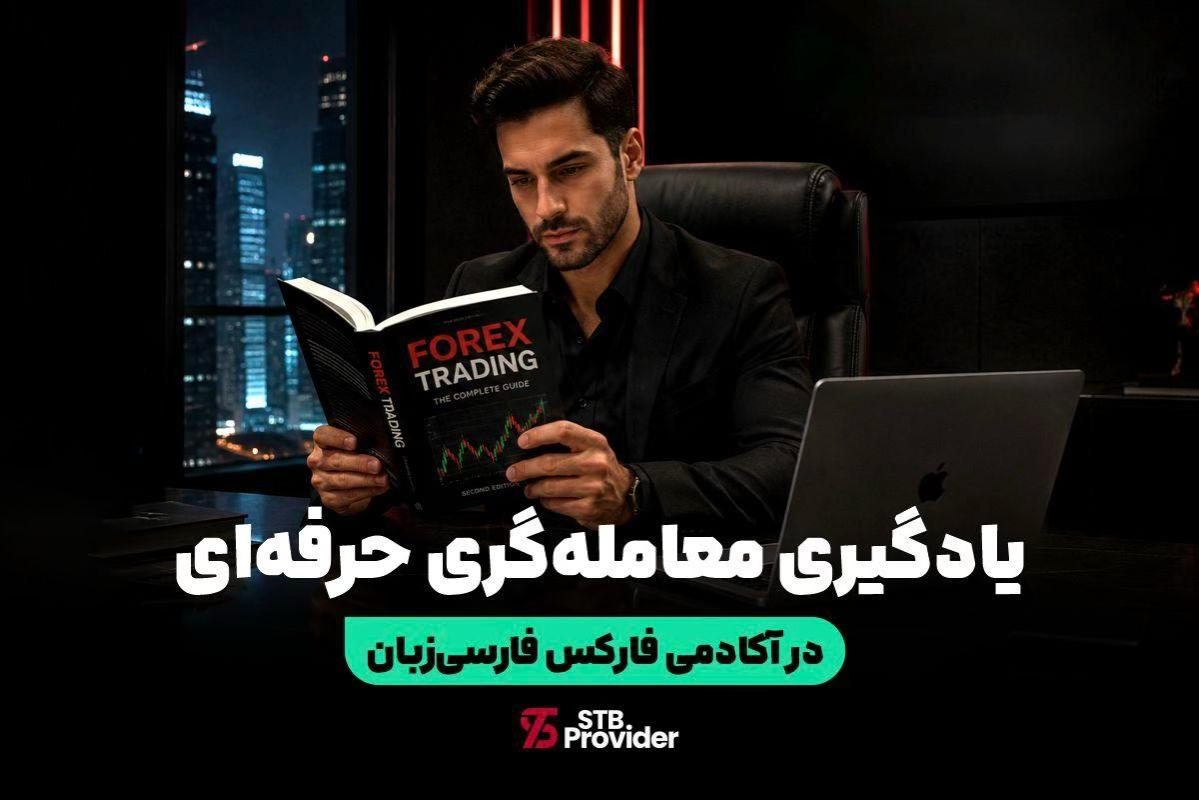 یادگیری معامله‌گری حرفه‌ای در آکادمی فارکس فارسی‌زبان | STB آکادمی