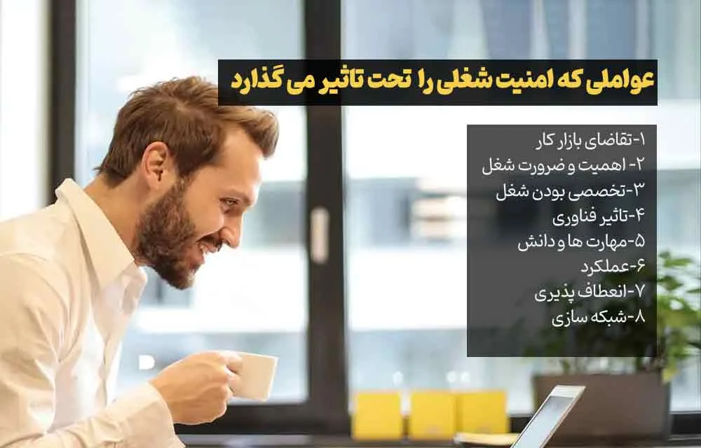 لیست عوامل موثر بر امنیت شغلی