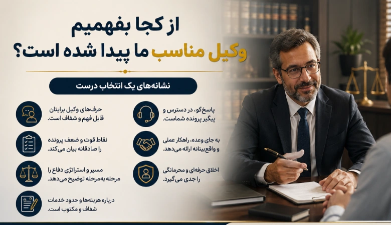 قبل از انتخاب وکیل در کرج این ۷ نکته را بدانید؛ اشتباهاتی که ممکن است هزینه‌ساز شوند